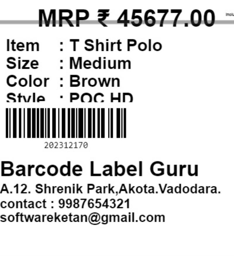 Label preview Image